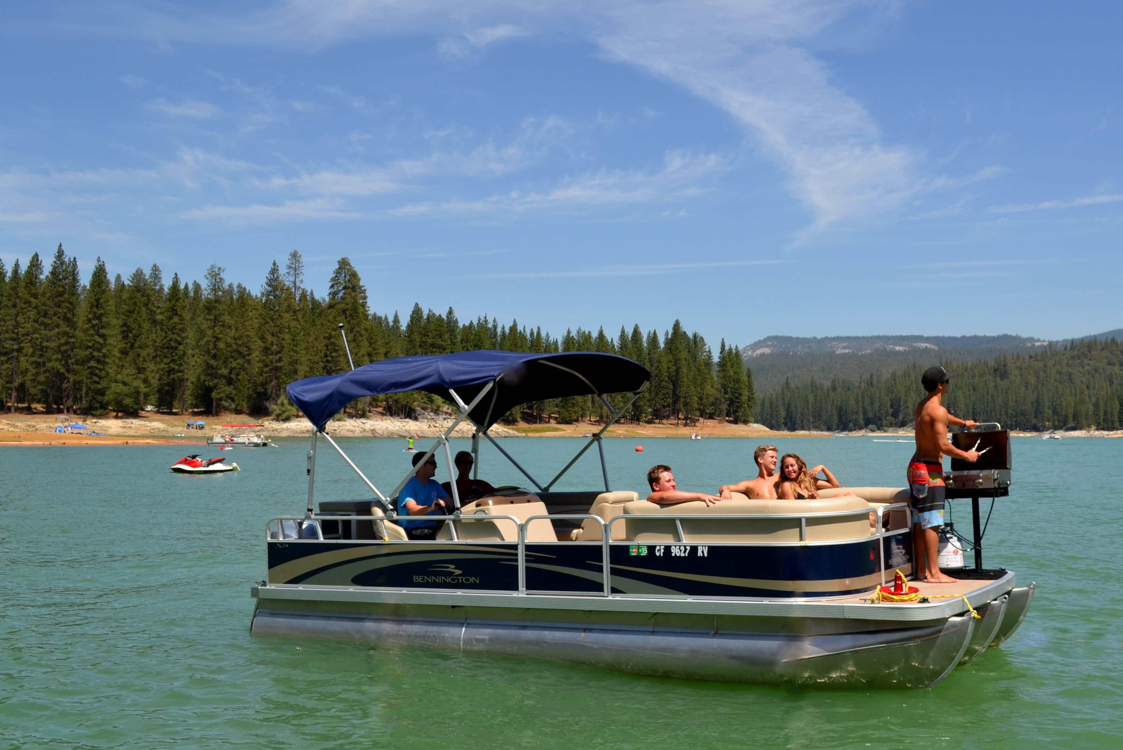 Bass Lake CA l Miller's Landing Boat Rentals Cabin Rentals